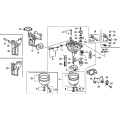 Carburetor Assembly for Honda GX200T2 Engines