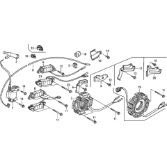 Ignition Coil Assembly for Honda GX340UT1 (GCAVT) Engines