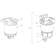 Fuel Filter for Hamm Rollers