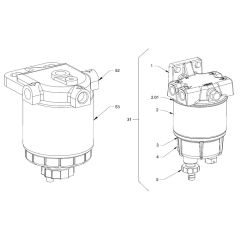 Fuel Filter for Hamm HD50