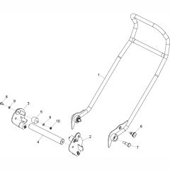 Handle Assembly for Altrad Belle PCX1750A Forward Plate