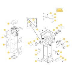 Epiroc HB 2500 Breaker Assembly
