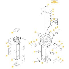 Epiroc HB 3600 Breaker Assembly