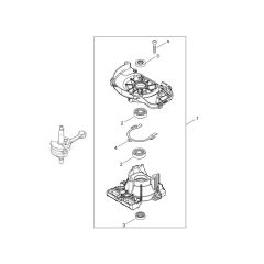 Crankcase for ECHO HCS-2810ES