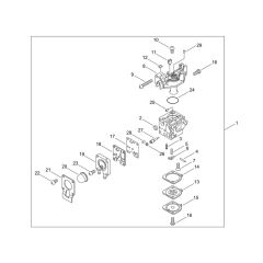 Carburettor for ECHO HCS-2810ES