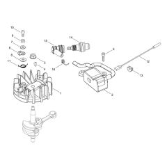 Magneto for ECHO HCS-3810ES