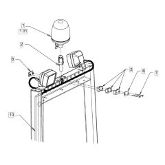 Rotary Beacon for Hamm HD13 - 14