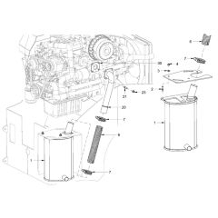 Exhaust System for Hamm HD18 - 20