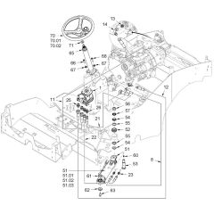 Steering Assembly for Hamm Rollers