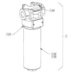 Hydraulic Oil Filter for Hamm