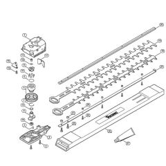 Gear Box & Cutting Bar Assembly
