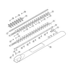 Cutter Bar Assembly for HE 810