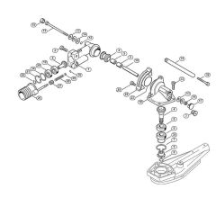 Gear Head HG 900 Assembly for Stihl/ Viking HEL 700 K Electric Long Reach Hedge Trimmers