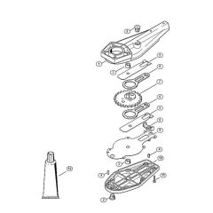 Gear Housing HG 900 Assembly for Stihl/ Viking HEL 700 K Electric Long Reach Hedge Trimmers