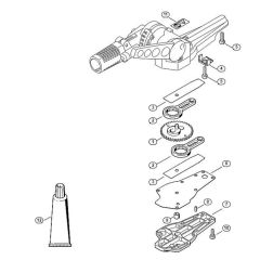 Gear Housing HG 945 Assembly for Stihl/ Viking HEL 700 K Electric Long Reach Hedge Trimmers