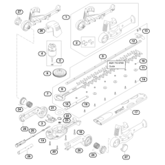 Stihl HLA 56 Hedge Cutter Parts Stihl HLA Long Reach Cordless Hedge