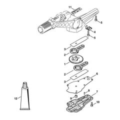 Blade Drive Gear for Stihl HLE 71