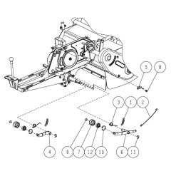 Frame Assembly -3 for OREC HRC673 (2021) Mower