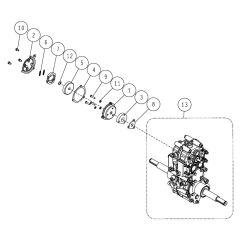 Transmission Assembly for OREC HRC673 (2021) Mower