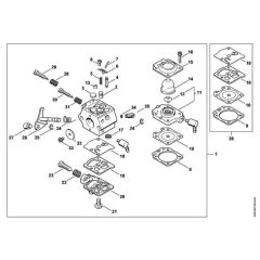 Carburetor for Stihl HS 80