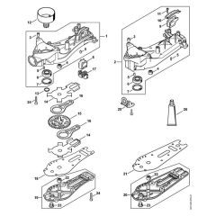 Gear Head for Stihl HS 87 R