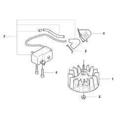 Ignition System Assembly for Husqvarna 325 HS75 X-Series Hedge Trimmers