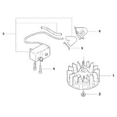 Ignition System Assembly for Husqvarna 326 HD75 X-Series Hedge Trimmers