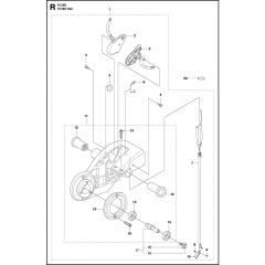 Housing Assembly for Husqvarna K1260 Disc Cutters