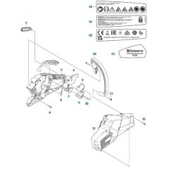 Chassis for Husqvarna K535I