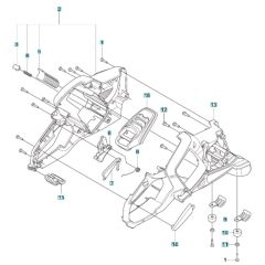 Handle for Husqvarna K540I Battery Disc Cutter