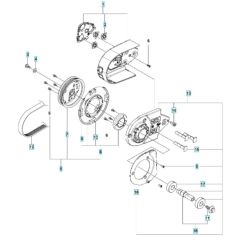 Belt Guard & Pulley Assembly