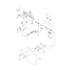 Handle Assembly for Husqvarna K970