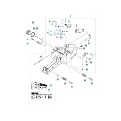 Fuel Tank Assembly for Husqvarna K970 Chain Concrete Cutter