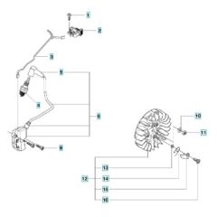 Ignition Assembly for Husqvarna K970 Rescue III Disc Cutter