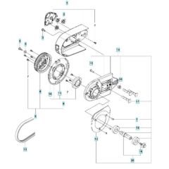 Belt Guard, Pulley 16