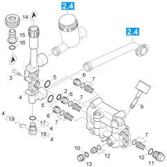 Valve Assembly for Karcher HD 10-23-4 S Pressure Washer
