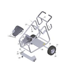 Frame Assembly for Karcher HD 16-15-4 Cage Plus Pressure Washer