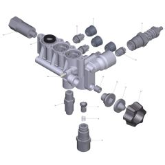Cylinder Head Assembly for Karcher HD 6-15 G Classic Pressure Washer