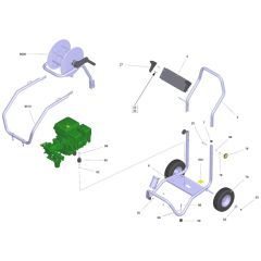 Frame Assembly for Karcher HD 7-15 G Pressure Washer