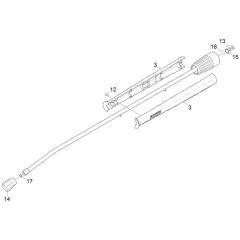 Lance Assembly for Karcher HD 7-15 G Pressure Washer