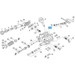 Cylinder Head Assembly for Karcher HD 7-18-4 M Classic Pressure Washer