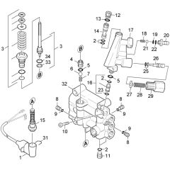 Cylinder Head Assembly for Karcher HD 13-18-4 SX Pressure Washer