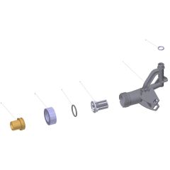 Water Intake Assembly for Karcher HD 5-15 CX Plus Pressure Washer
