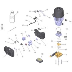 Pump Assembly for Karcher HD 7/12-4 M Pressure Washer