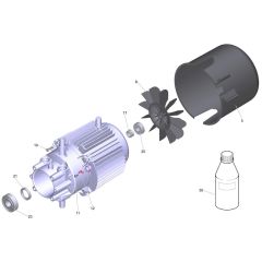Motor Assembly for Karcher HD 7/12-4 M Cage Pressure Washer