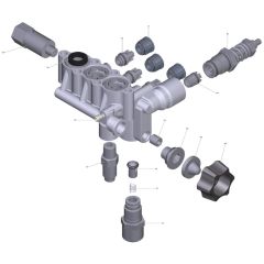 Cylinder Head Assembly for Karcher HD 7-20 G Classic Pressure Washer