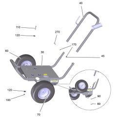 Frame Assembly for Karcher HD 8-23 G Classic Pressure Washer