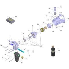 Pump Assembly for Karcher HD 9-23 De Pressure Washer