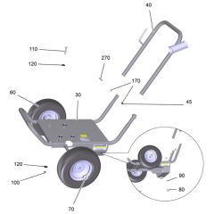Frame Assembly for Karcher HD 9-25 G Classic Pressure Washer