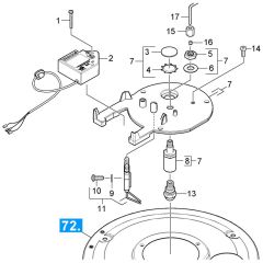Burner Cover Assembly for Karcher HDS 12-18-4 S Pressure Washer